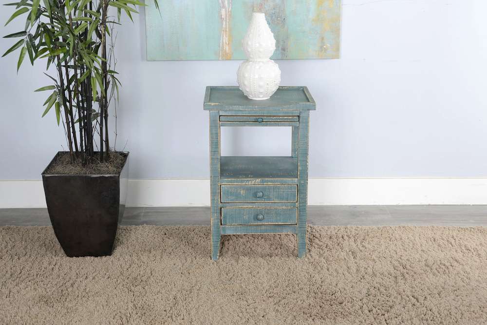 Sunny Designs - Marina -  Sea Grass Side Table - 2086SG veiw 2