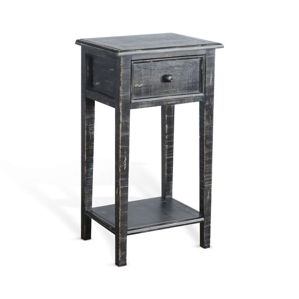 Sunny Designs - Marina -  Black Sand Side Table - 2090BS veiw 1