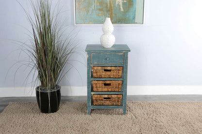 Sunny Designs - Marina -  Sea Grass Storage Table - 2093SG veiw 3