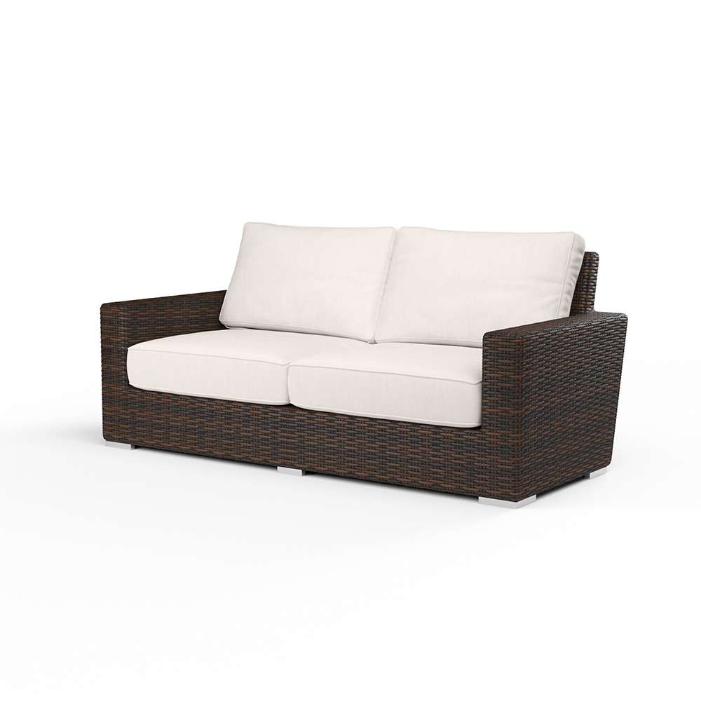 Sunset West - Montecito Loveseat in Canvas Natural w/ Self Welt - SW2501-22-5404 veiw 1