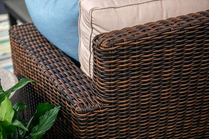 Sunset West - Montecito Loveseat in Spectrum Indigo w/ Self Welt - SW2501-22-48080 veiw 3
