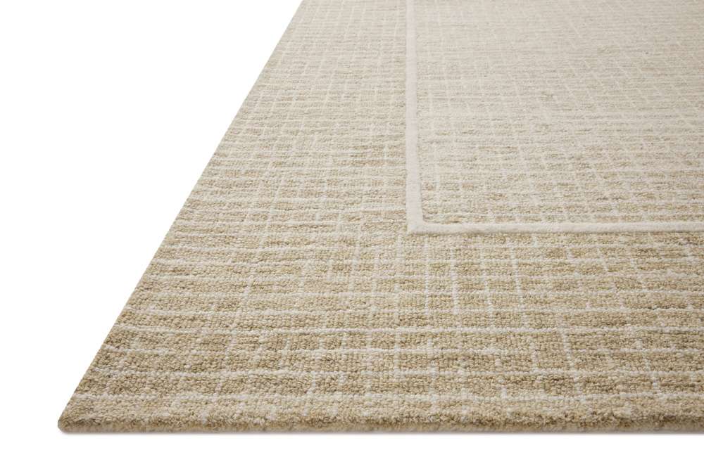 Chris Loves Julia x Loloi - Briggs Wheat / Ivory 18in x 18in Sample Rug - BRISBRG-01WTIV160S veiw 3