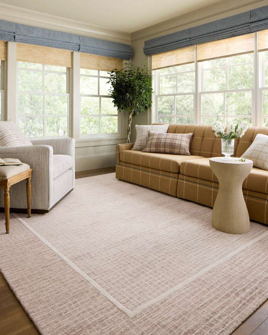 Chris Loves Julia x Loloi - Briggs Blush / Ivory 2-3in x 3-9in Accent Rug - BRISBRG-01BHIV2339 veiw 2