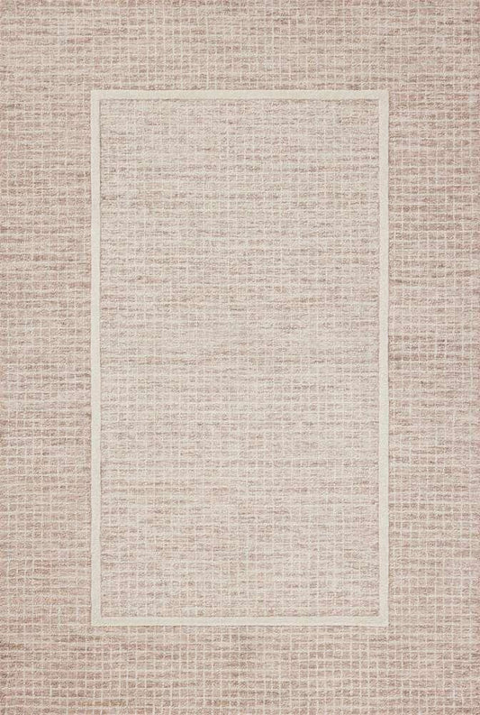 Chris Loves Julia x Loloi - Briggs Blush / Ivory 5-0in x 7-6in Area Rug - BRISBRG-01BHIV5076 veiw 1