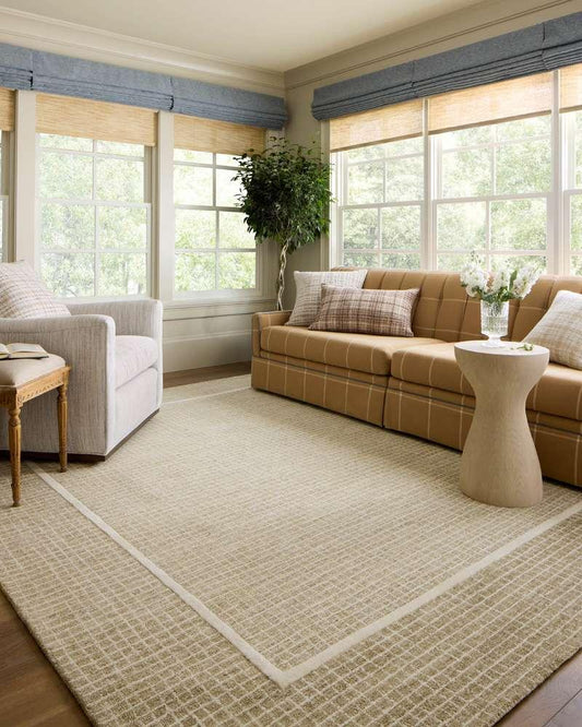 Chris Loves Julia x Loloi - Briggs Wheat / Ivory 8-6in x 11-6in Area Rug - BRISBRG-01WTIV86B6 veiw 2