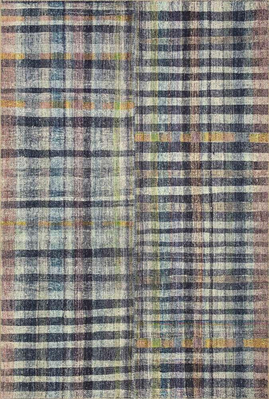 Chris Loves Julia x Loloi - Humphrey Plum / Multi 2-0in x 5-0in Accent Rug - HUMRHUM-04PLML2050 veiw 1