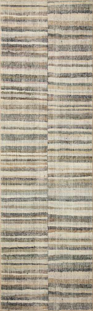 Chris Loves Julia x Loloi - Humphrey Natural / Moss 2-3in x 11-6in Runner Rug - HUMRHUM-01NAMO23B6 veiw 1