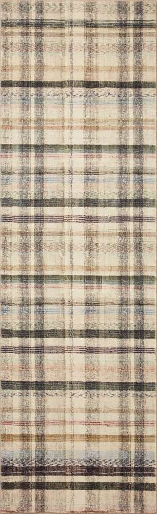 Chris Loves Julia x Loloi - Humphrey Ivory / Multi 2-3in x 7-6in Runner Rug - HUMRHUM-02IVML2376 veiw 1