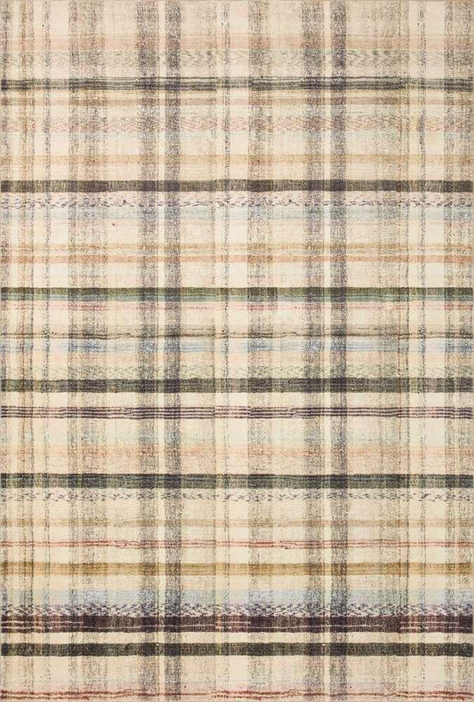 Chris Loves Julia x Loloi - Humphrey Ivory / Multi 2 x 3-6in Rectangle Accent Rug - HUMRHUM-02IVML2036 veiw 1