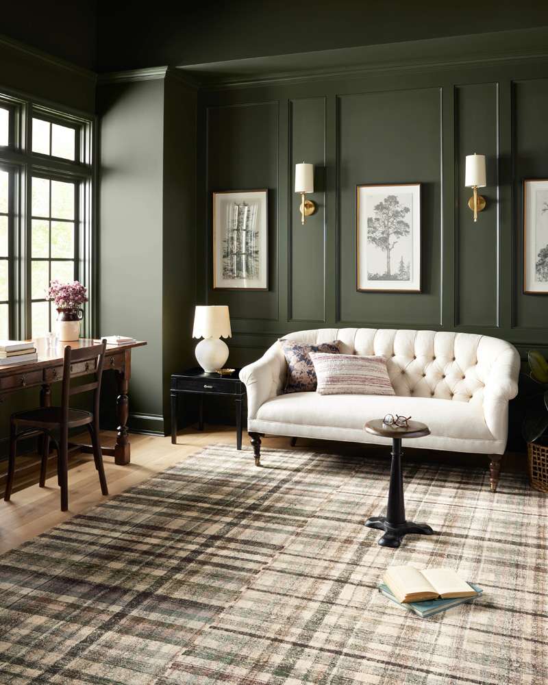 Chris Loves Julia x Loloi - Humphrey Forest / Multi 5-0in x 7-0in Area Rug - HUMRHUM-03FOML5070 veiw 2