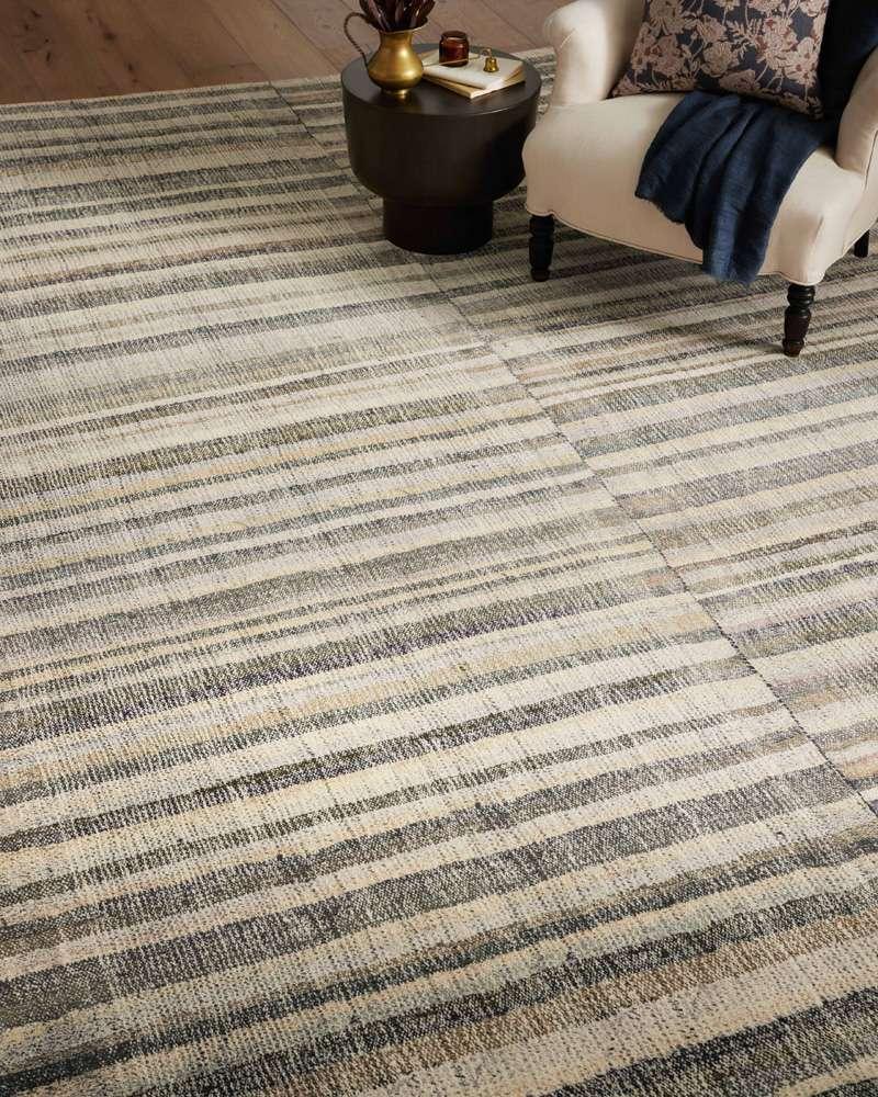 Chris Loves Julia x Loloi - Humphrey Natural / Moss 7-3in x 9-3in Area Rug - HUMRHUM-01NAMO7393 veiw 5