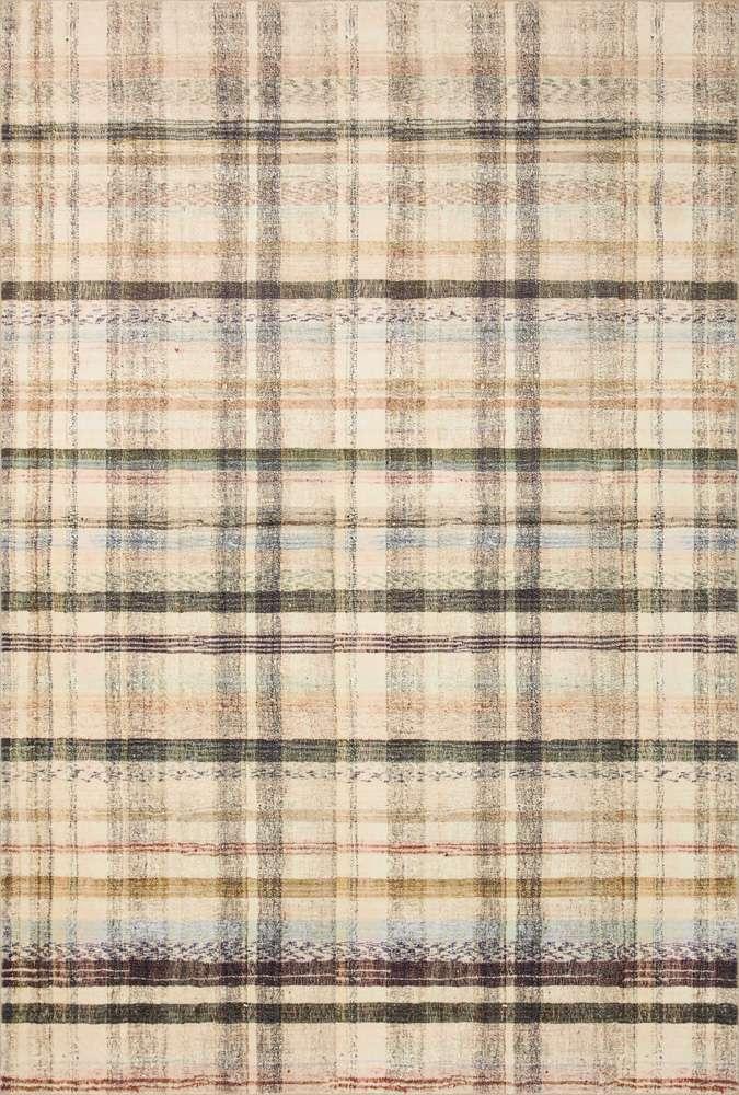 Chris Loves Julia x Loloi - Humphrey Ivory / Multi 8-3in x 11-3in Area Rug - HUMRHUM-02IVML83B3 veiw 1