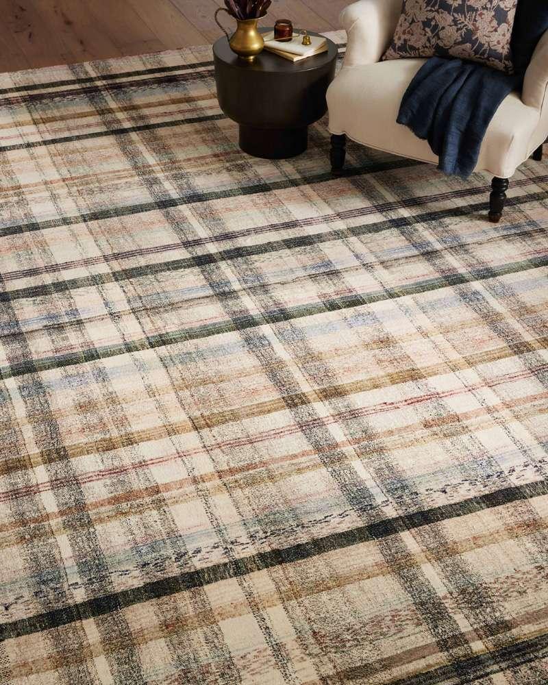 Chris Loves Julia x Loloi - Humphrey Ivory / Multi 8-3in x 11-3in Area Rug - HUMRHUM-02IVML83B3 veiw 6