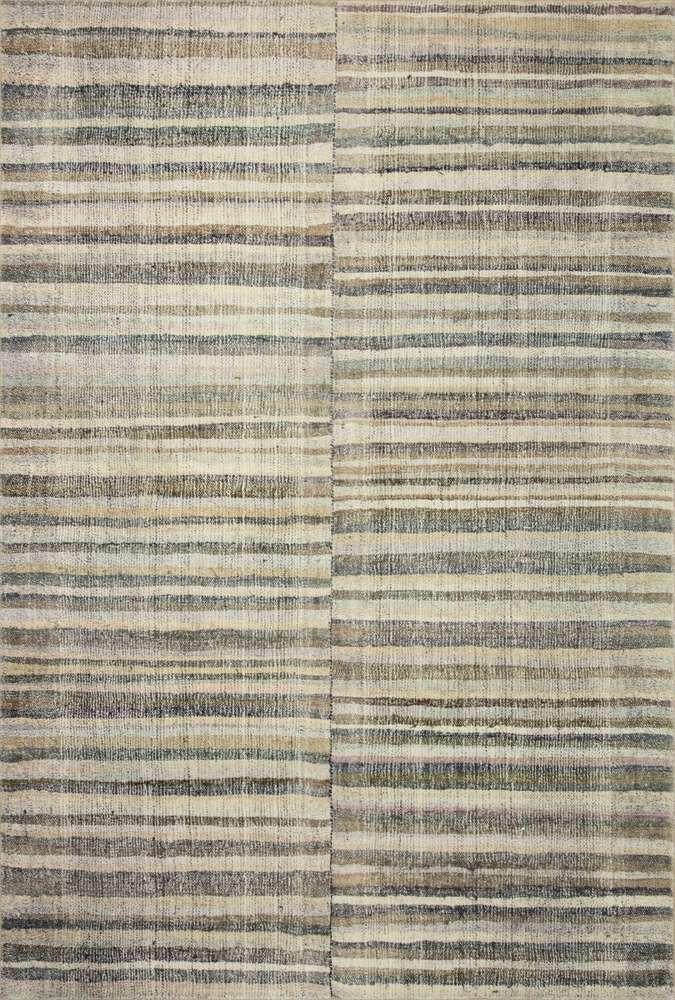 Chris Loves Julia x Loloi - Humphrey Natural / Moss 8-3in x 11-3in Area Rug - HUMRHUM-01NAMO83B3 veiw 1