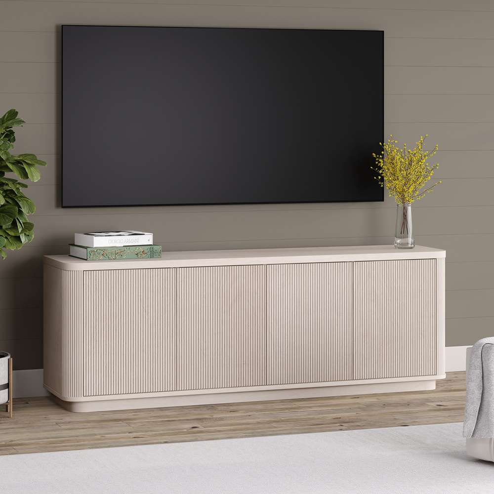 Hudson & Canal - Easton Rectangular TV Stand for TVs up to 75in in Alder White - TV2144 veiw 7