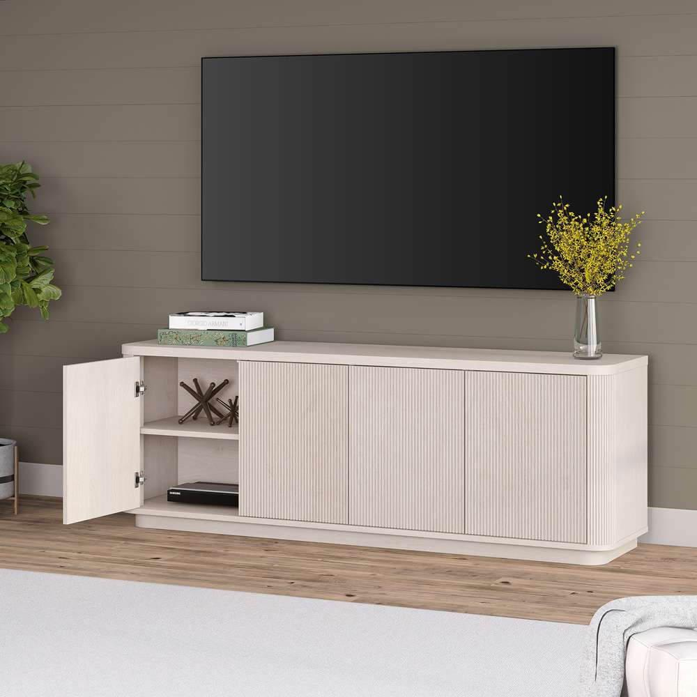 Hudson & Canal - Easton Rectangular TV Stand for TVs up to 75in in Alder White - TV2144 veiw 8