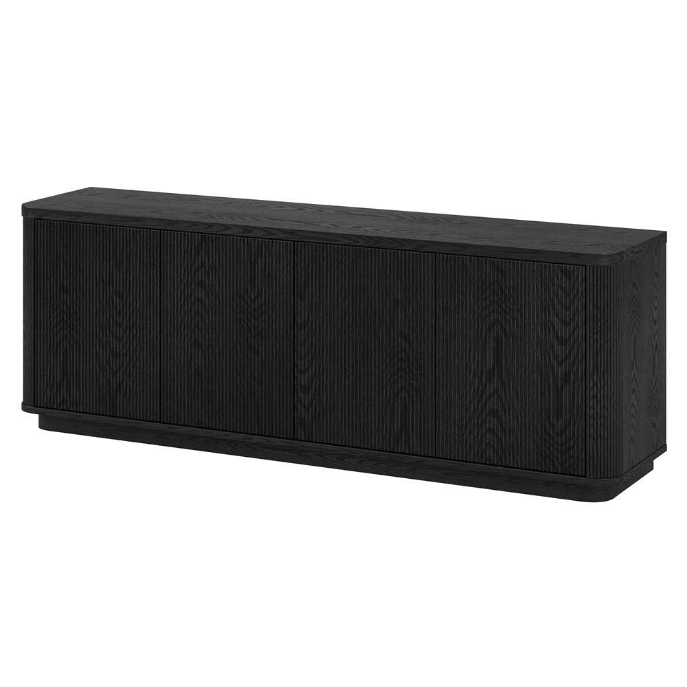 Hudson & Canal - Easton Rectangular TV Stand for TVs up to 75in in Black Grain - TV2141 veiw 3