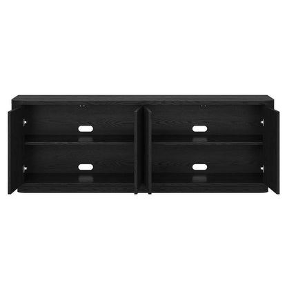 Hudson & Canal - Easton Rectangular TV Stand for TVs up to 75in in Black Grain - TV2141 veiw 4
