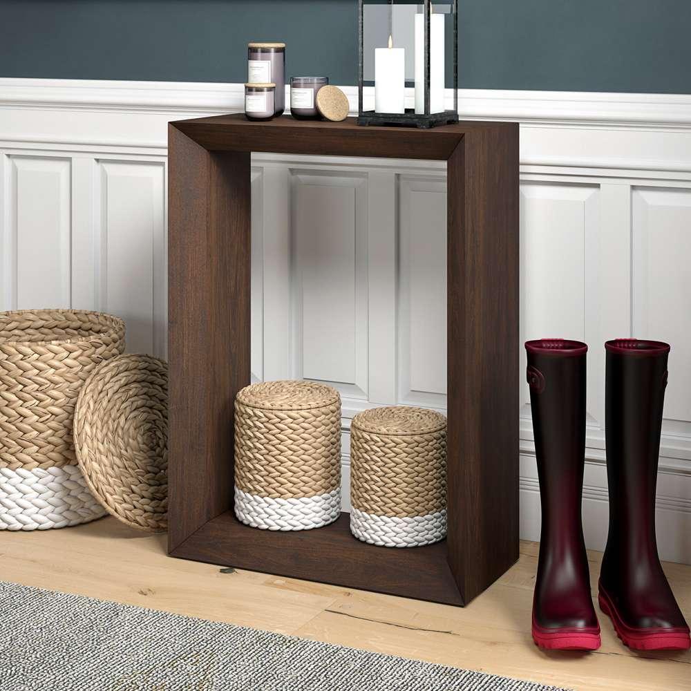 Hudson & Canal - Osmond 22in Wide Rectangular Console Table in Alder Brown - AT2135 veiw 4