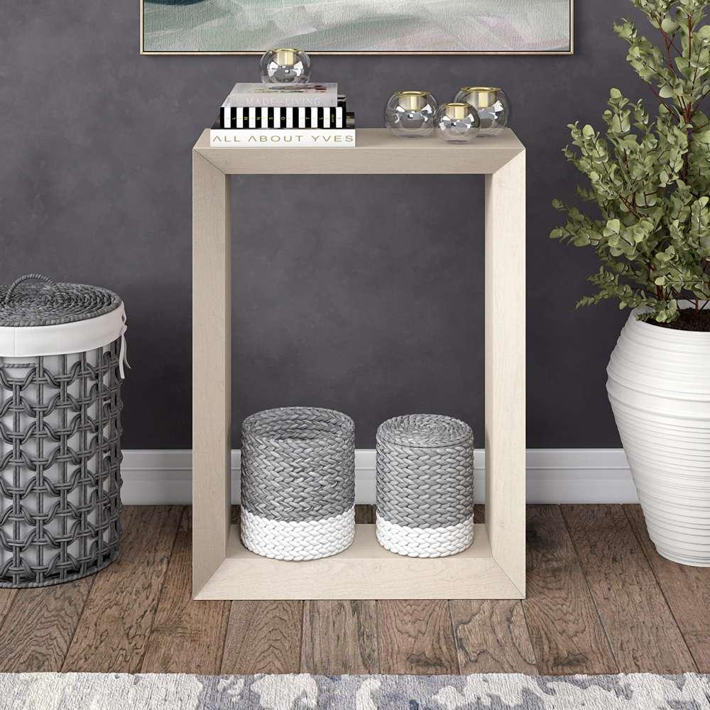 Hudson & Canal - Osmond 22in Wide Rectangular Console Table in Alder White - AT2134 veiw 5