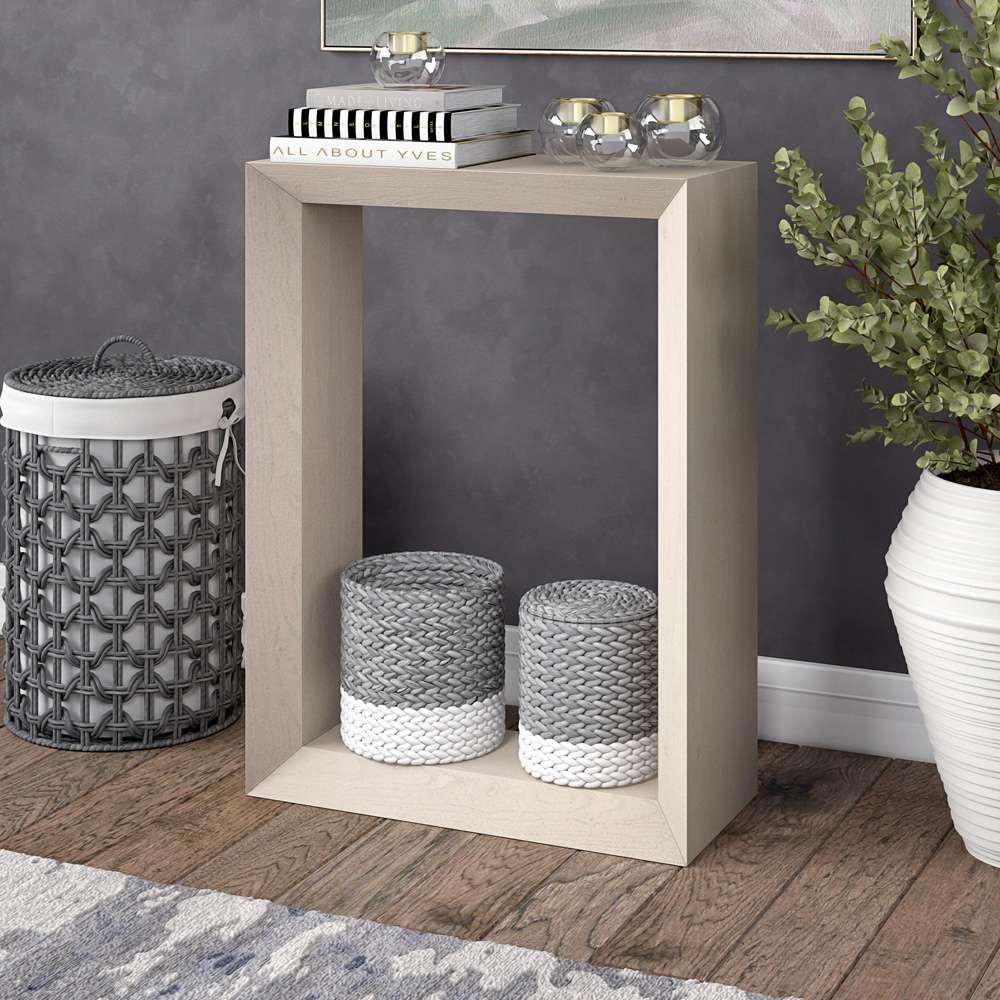 Hudson & Canal - Osmond 22in Wide Rectangular Console Table in Alder White - AT2134 veiw 6