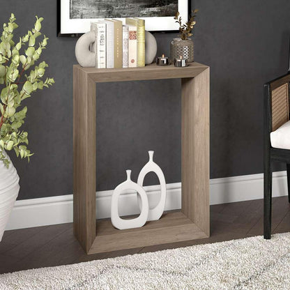 Hudson & Canal - Osmond 22in Wide Rectangular Console Table in Antiqued Gray Oak - AT2133 veiw 4