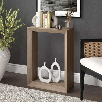 Hudson & Canal - Osmond 22in Wide Rectangular Console Table in Antiqued Gray Oak - AT2133 veiw 6