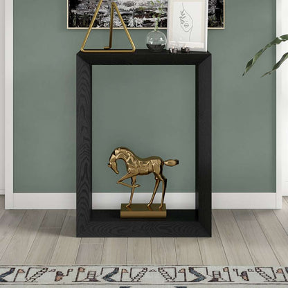 Hudson & Canal - Osmond 22in Wide Rectangular Console Table in Black Grain - AT2132 veiw 5