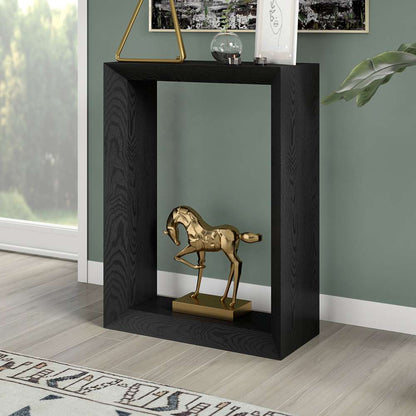 Hudson & Canal - Osmond 22in Wide Rectangular Console Table in Black Grain - AT2132 veiw 6