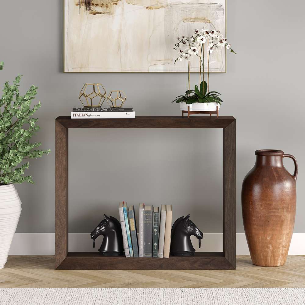 Hudson & Canal - Osmond 36in Wide Rectangular Console Table in Alder Brown - AT2117 veiw 6