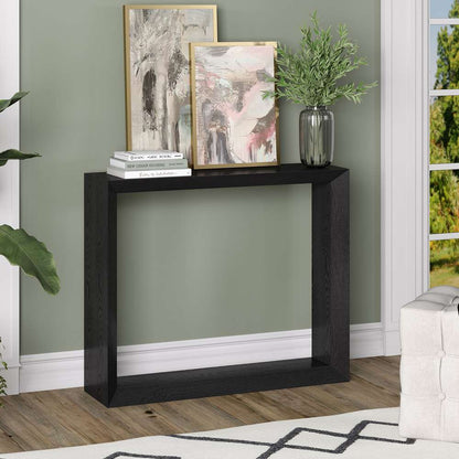 Hudson & Canal - Osmond 36in Wide Rectangular Console Table in Black Grain - AT2114 veiw 5