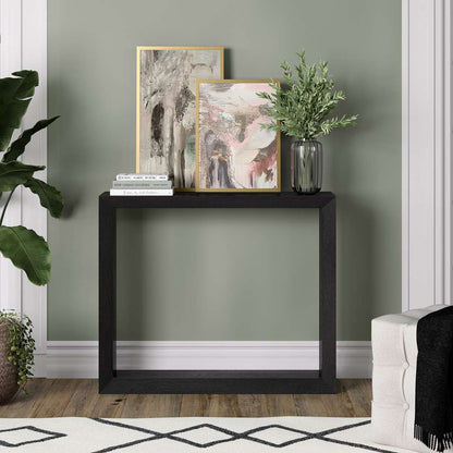 Hudson & Canal - Osmond 36in Wide Rectangular Console Table in Black Grain - AT2114 veiw 6