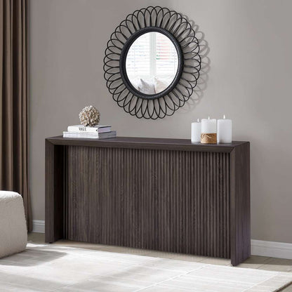 Hudson & Canal - Piedmont 56in Wide Rectangular Console Table in Alder Brown - AT2124 veiw 5