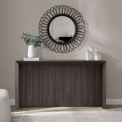 Hudson & Canal - Piedmont 56in Wide Rectangular Console Table in Alder Brown - AT2124 veiw 6