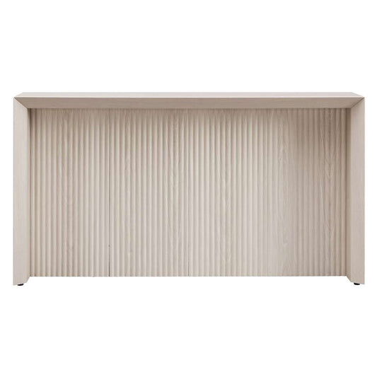 Hudson & Canal - Piedmont 56in Wide Rectangular Console Table in Alder White - AT2123 veiw 2