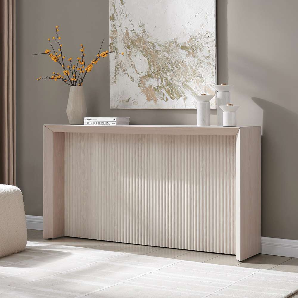 Hudson & Canal - Piedmont 56in Wide Rectangular Console Table in Alder White - AT2123 veiw 5