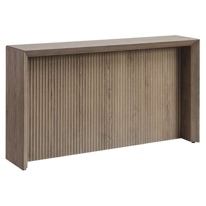 Hudson & Canal - Piedmont 56in Wide Rectangular Console Table in Antiqued Gray Oak - AT2122 veiw 1