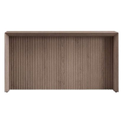 Hudson & Canal - Piedmont 56in Wide Rectangular Console Table in Antiqued Gray Oak - AT2122 veiw 2