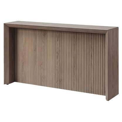 Hudson & Canal - Piedmont 56in Wide Rectangular Console Table in Antiqued Gray Oak - AT2122 veiw 3
