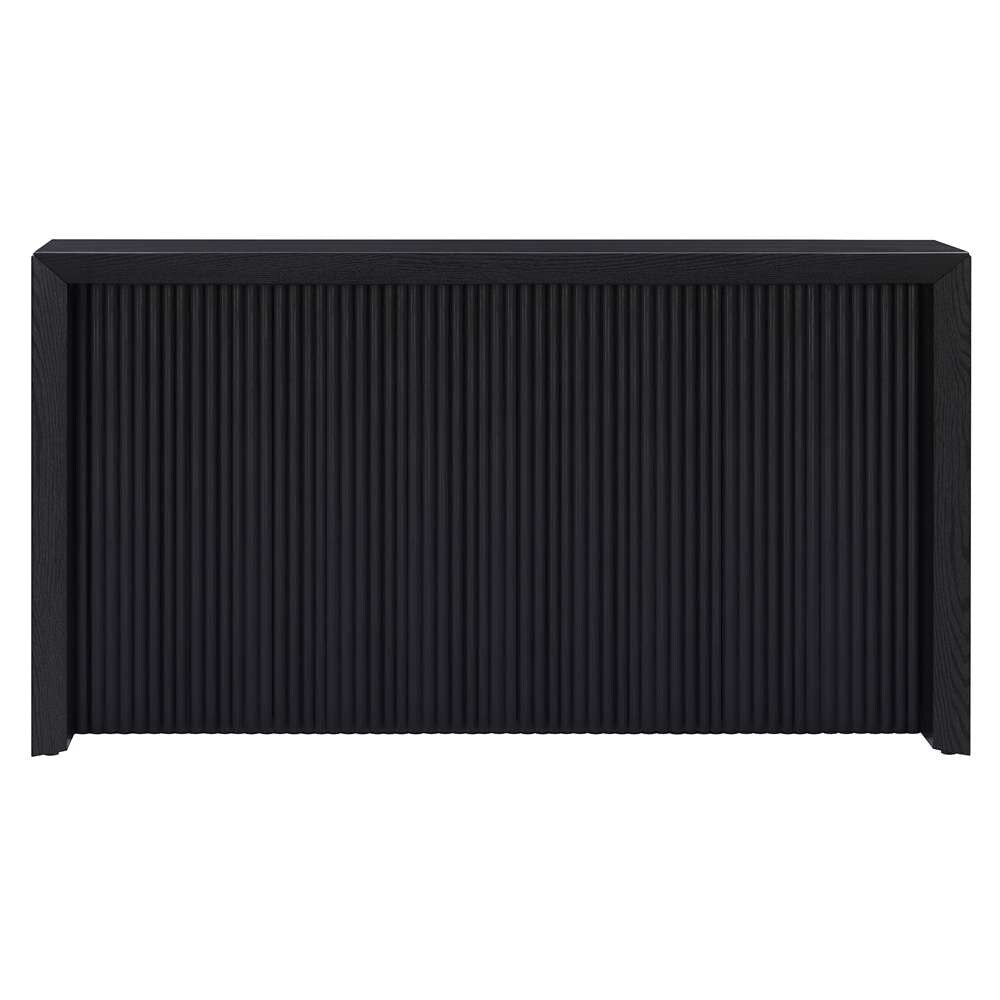 Hudson & Canal - Piedmont 56in Wide Rectangular Console Table in Black Grain - AT2121 veiw 2