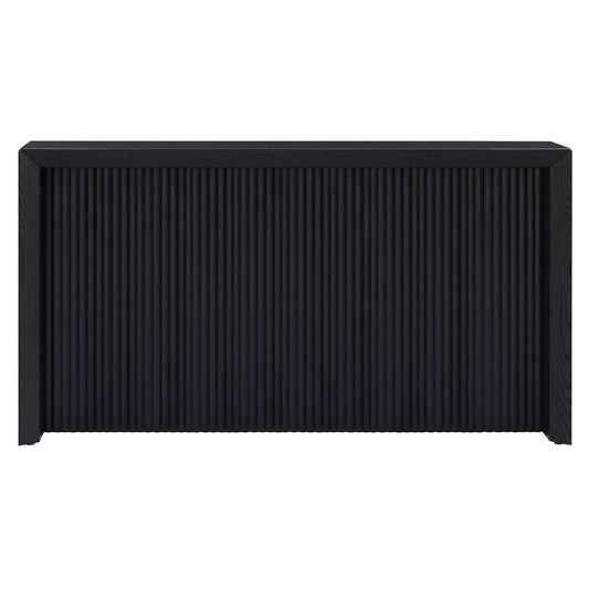 Hudson & Canal - Piedmont 56in Wide Rectangular Console Table in Black Grain - AT2121 veiw 2