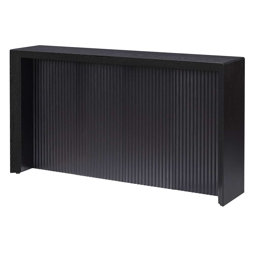 Hudson & Canal - Piedmont 56in Wide Rectangular Console Table in Black Grain - AT2121 veiw 3