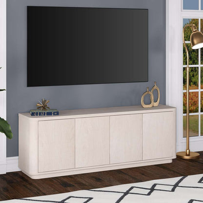 Hudson & Canal - Plympton Rectangular TV Stand for TVs up to 75in in Alder White - TV2140 veiw 7