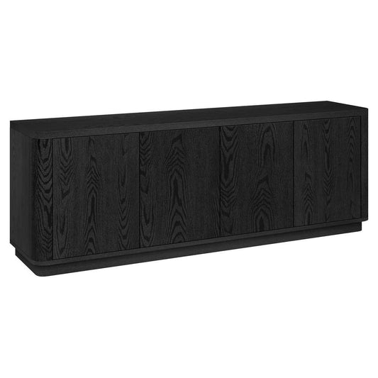 Hudson & Canal - Plympton Rectangular TV Stand for TVs up to 75in in Black Grain - TV2137 veiw 1