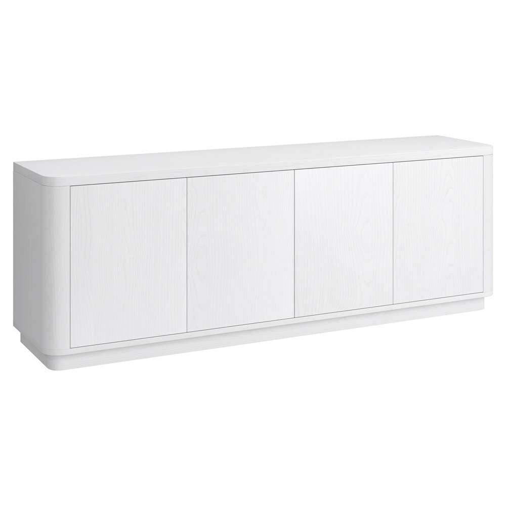 Hudson & Canal - Plympton Rectangular TV Stand for TVs up to 75in in White - TV2138 veiw 1