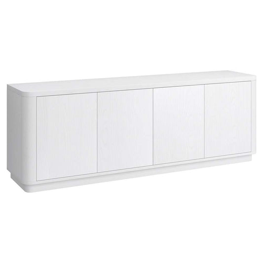 Hudson & Canal - Plympton Rectangular TV Stand for TVs up to 75in in White - TV2138 veiw 1