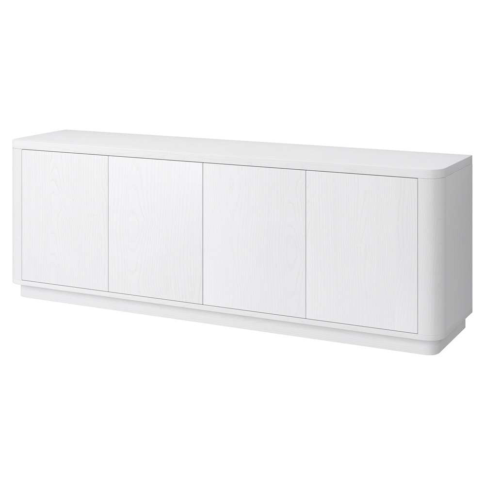 Hudson & Canal - Plympton Rectangular TV Stand for TVs up to 75in in White - TV2138 veiw 3
