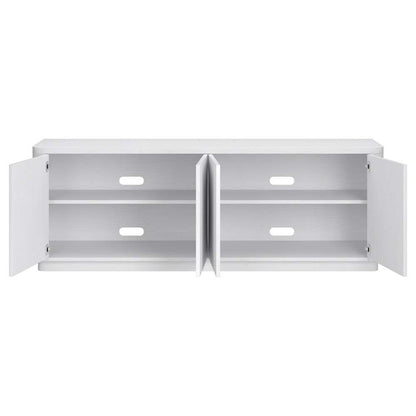 Hudson & Canal - Plympton Rectangular TV Stand for TVs up to 75in in White - TV2138 veiw 4