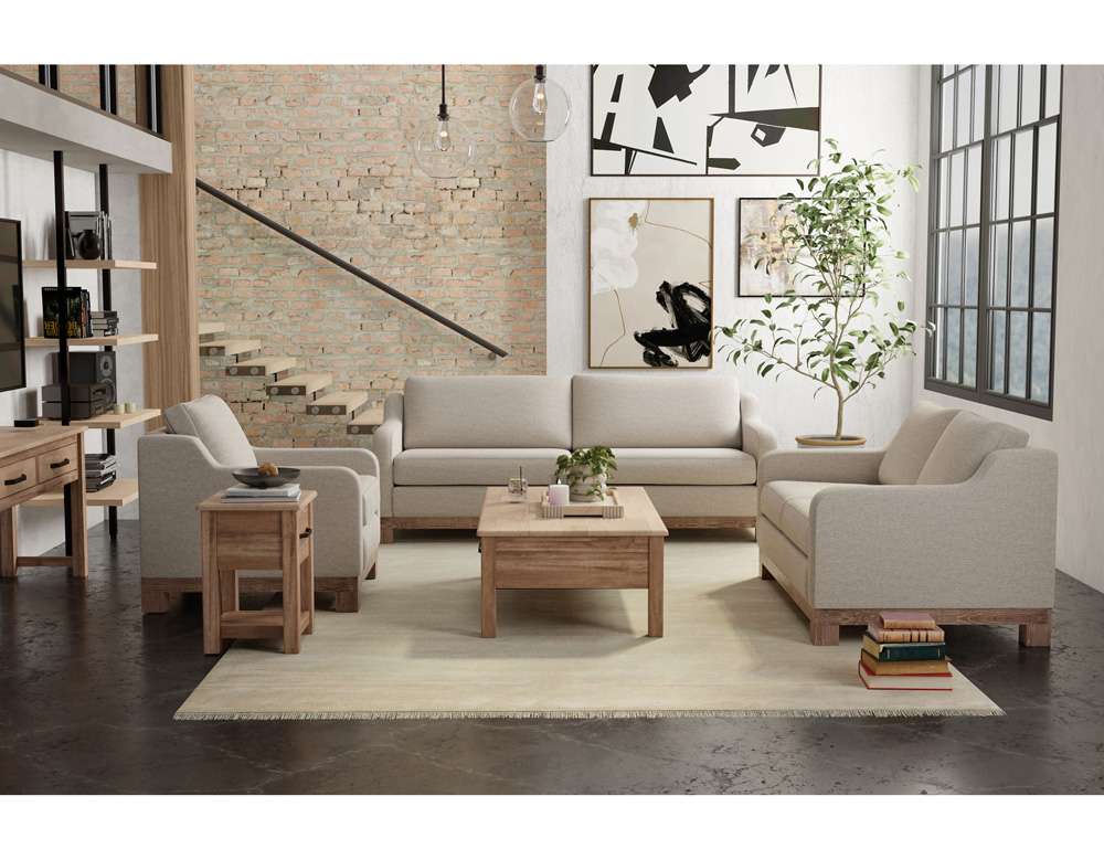 IFD - Samba - Wooden Frame & Base, Two-Cushion Loveseat - IUP298-LOV-161-A veiw 2