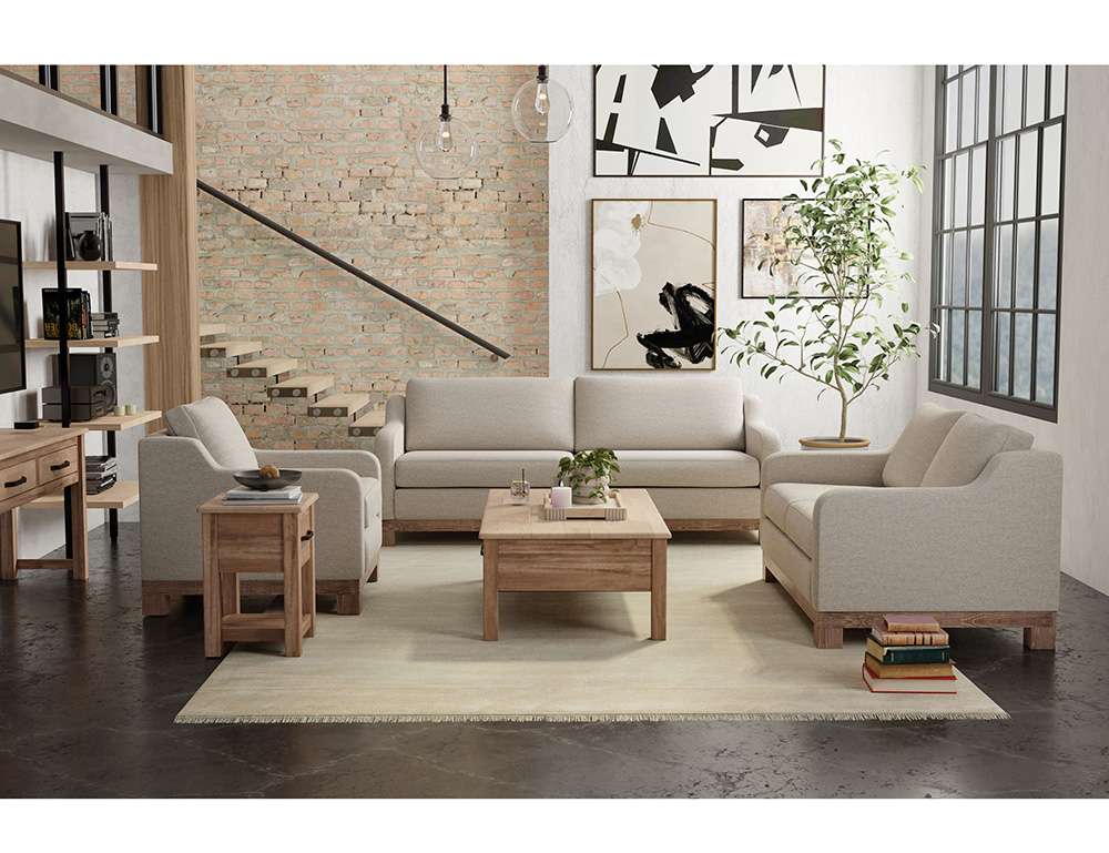 IFD - Samba - Wooden Frame & Base, Two-Cushion Sofa - IUP298-SOF-161-A veiw 2